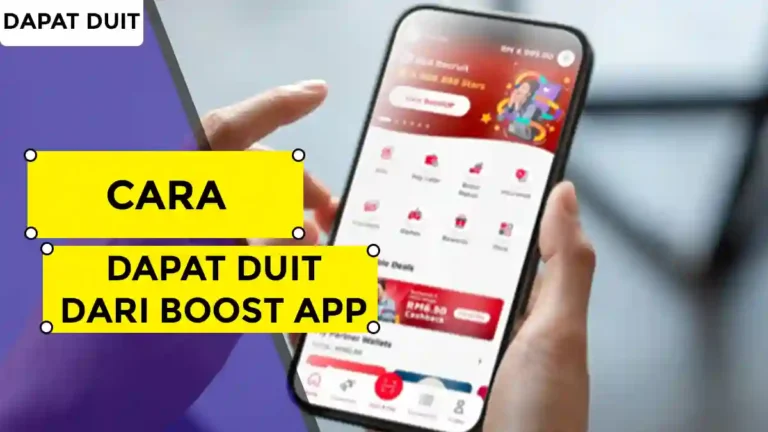 Cara Dapat Duit dari Boost App